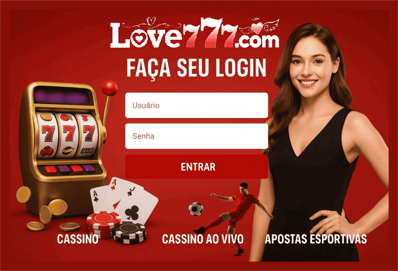 Cadastro rápido e seguro na plataforma LOVE777